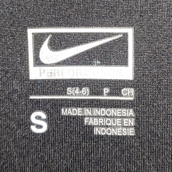 Nike Performance Long Sleeve Shirt Size SM Black - Picture 4 of 4